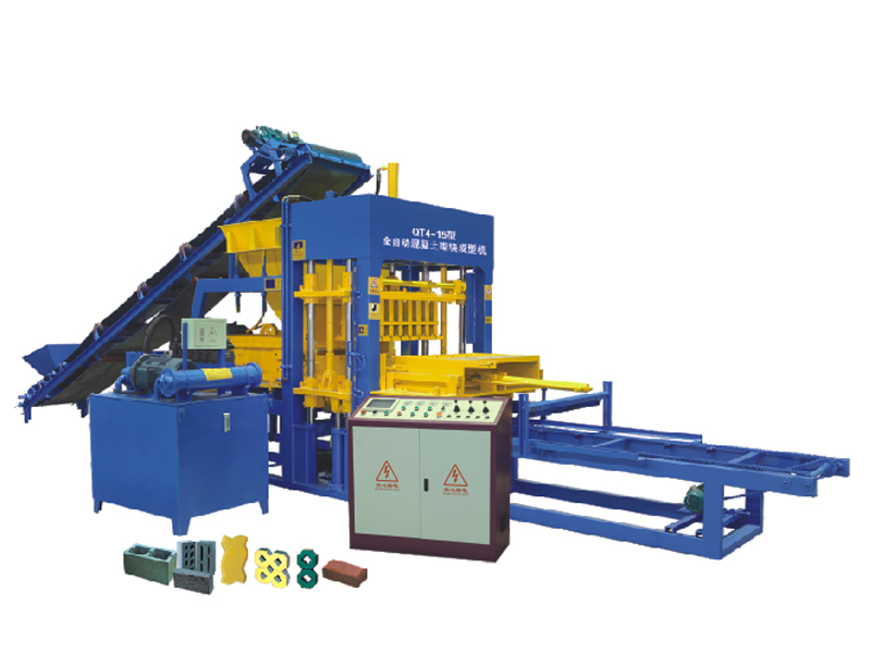 QT4-15A全自動(dòng)混凝土砌塊成型機(jī)